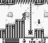 une photo d'Ã©cran de Castlevania 2 - Belmont s Revenge sur Nintendo Game Boy